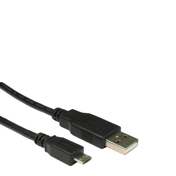 CELLY, kabel USB-A na Micro USB/USB C, 1m, crni